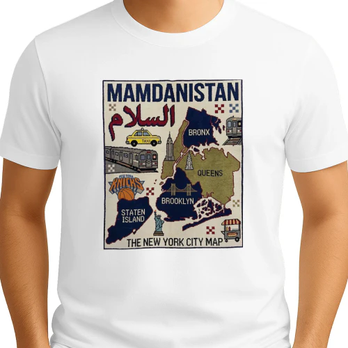 Mamdanistan The New York City Map Shirt