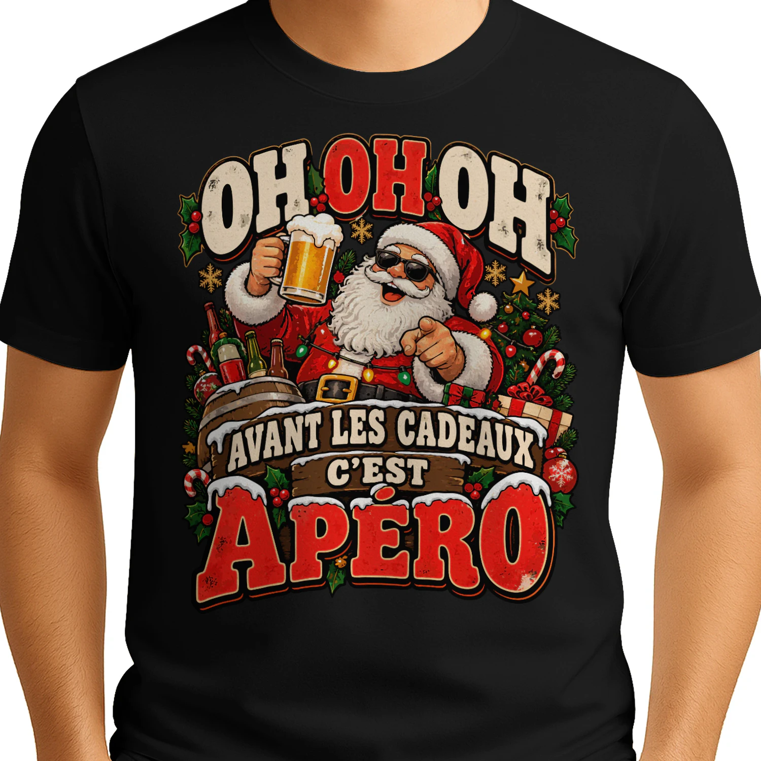 OH OH OH AVANT LES CADEAUX C'EST APÉRO