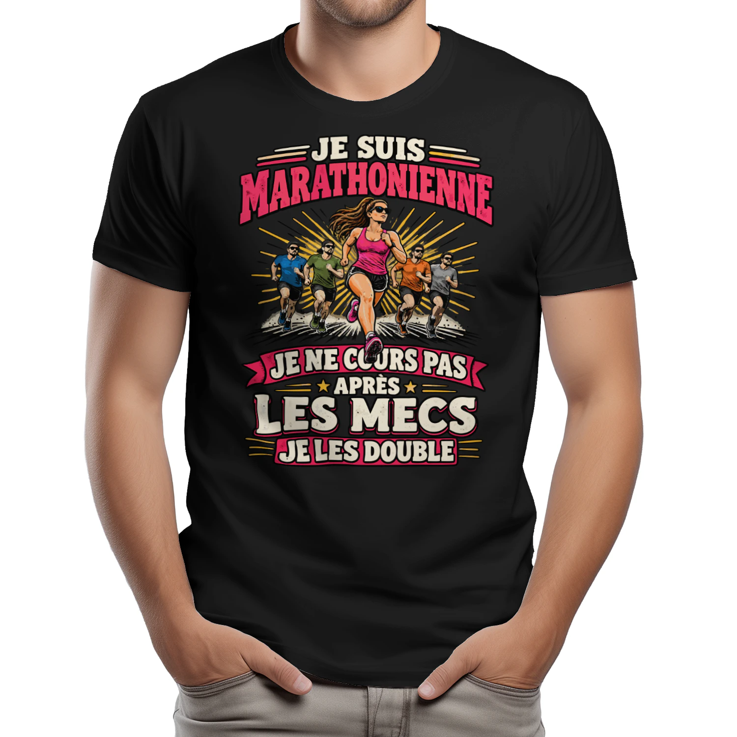 JE SUIS MARATHONIENNE JE NE COURS PAS APRÈS LES MECS JE LES DOUBLE