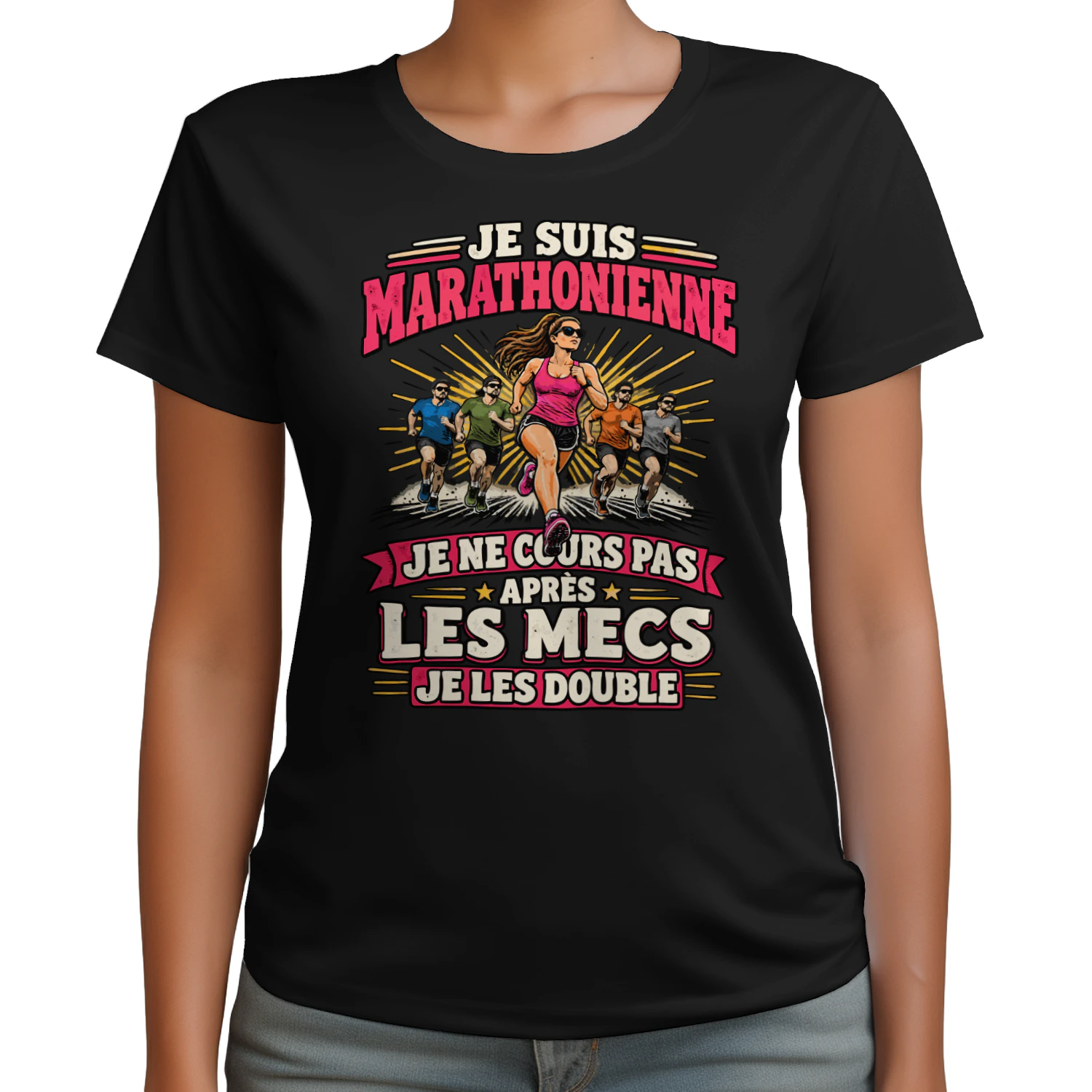 JE SUIS MARATHONIENNE JE NE COURS PAS APRÈS LES MECS JE LES DOUBLE