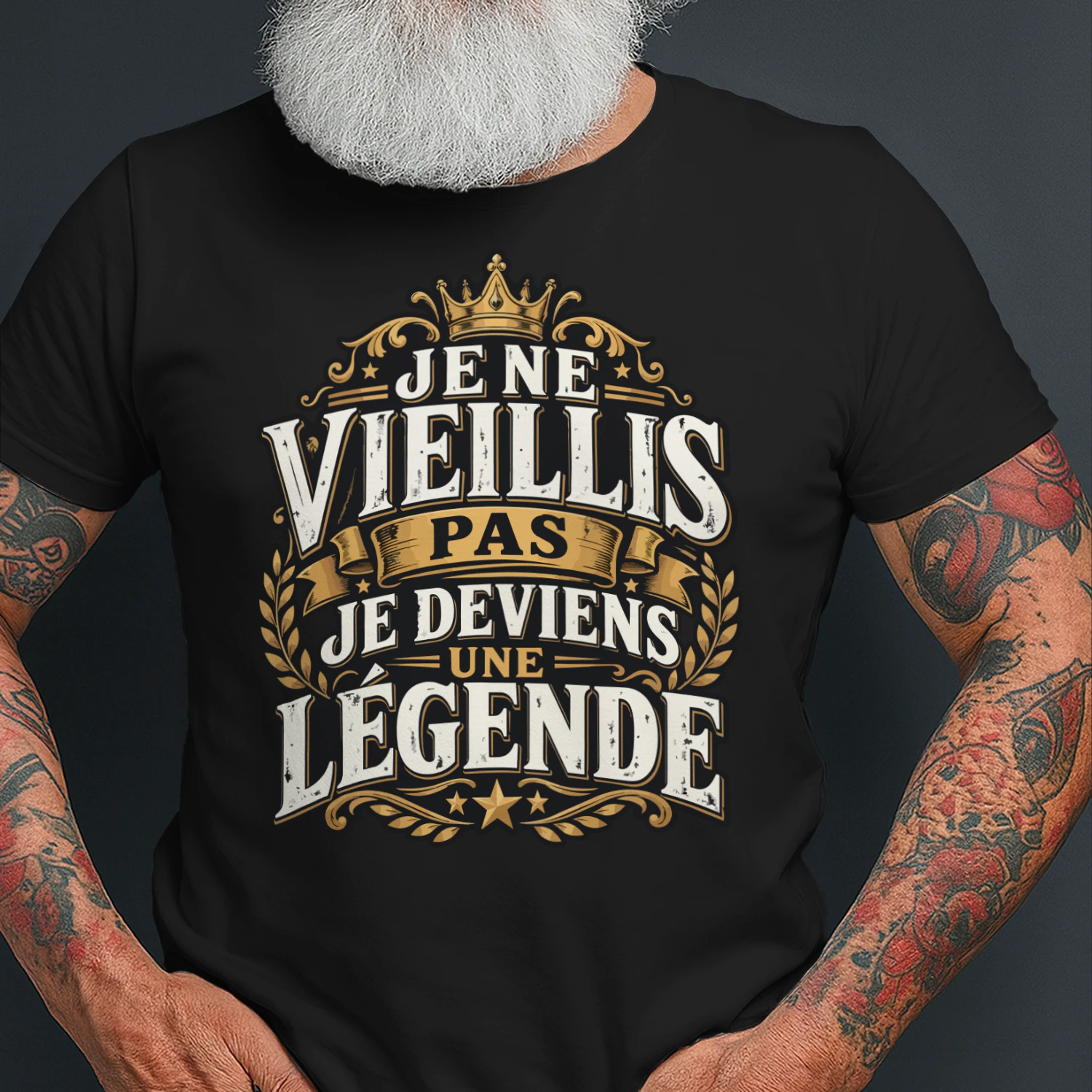 JE NE VIEILLIS PAS JE DEVIENS UNE LÉGEND