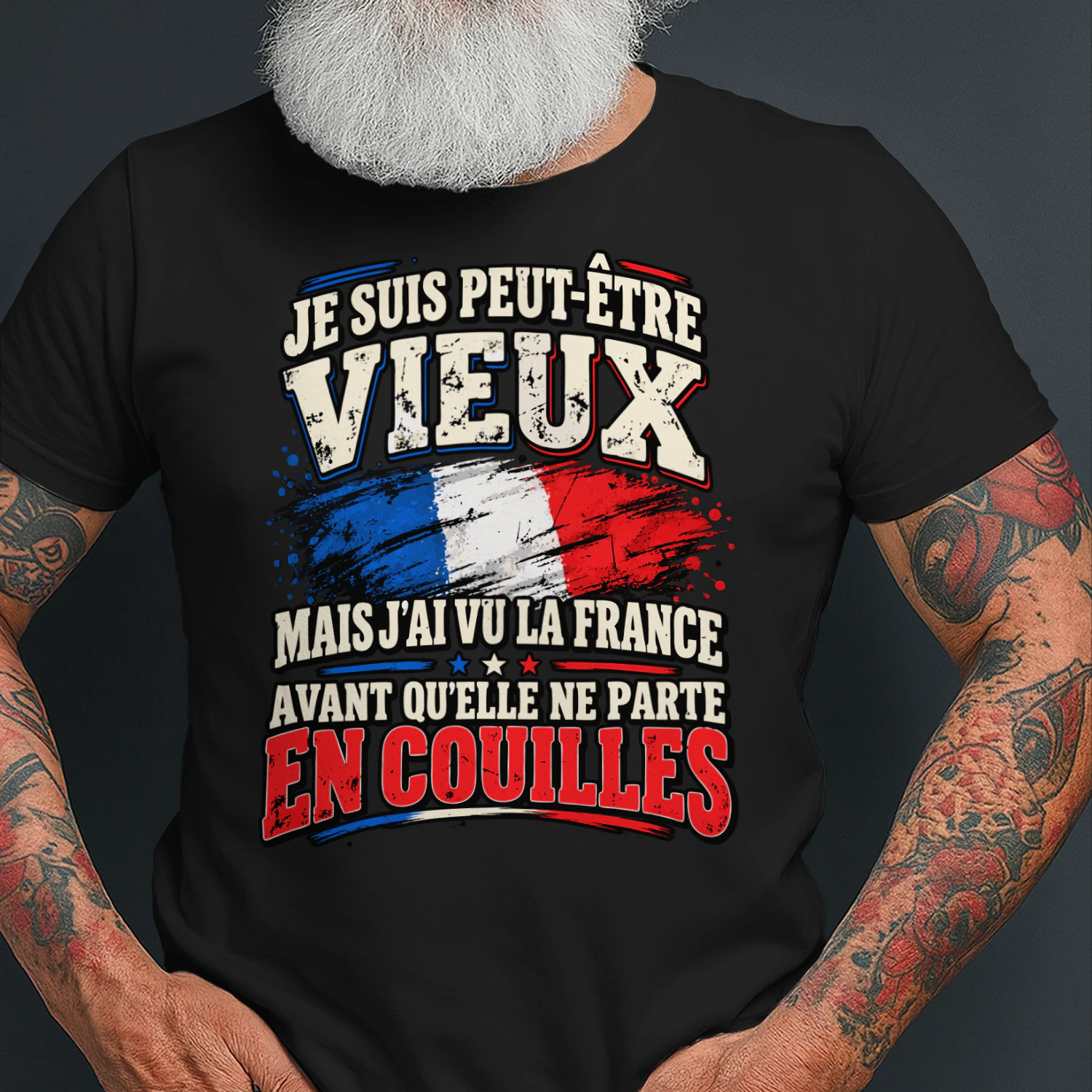 JE SUIS PEUT-ÊTRE VIEUX MAIS J'AI VU LA FRANCE AVANT QU'ELLE NE PARTE EN COUILLES