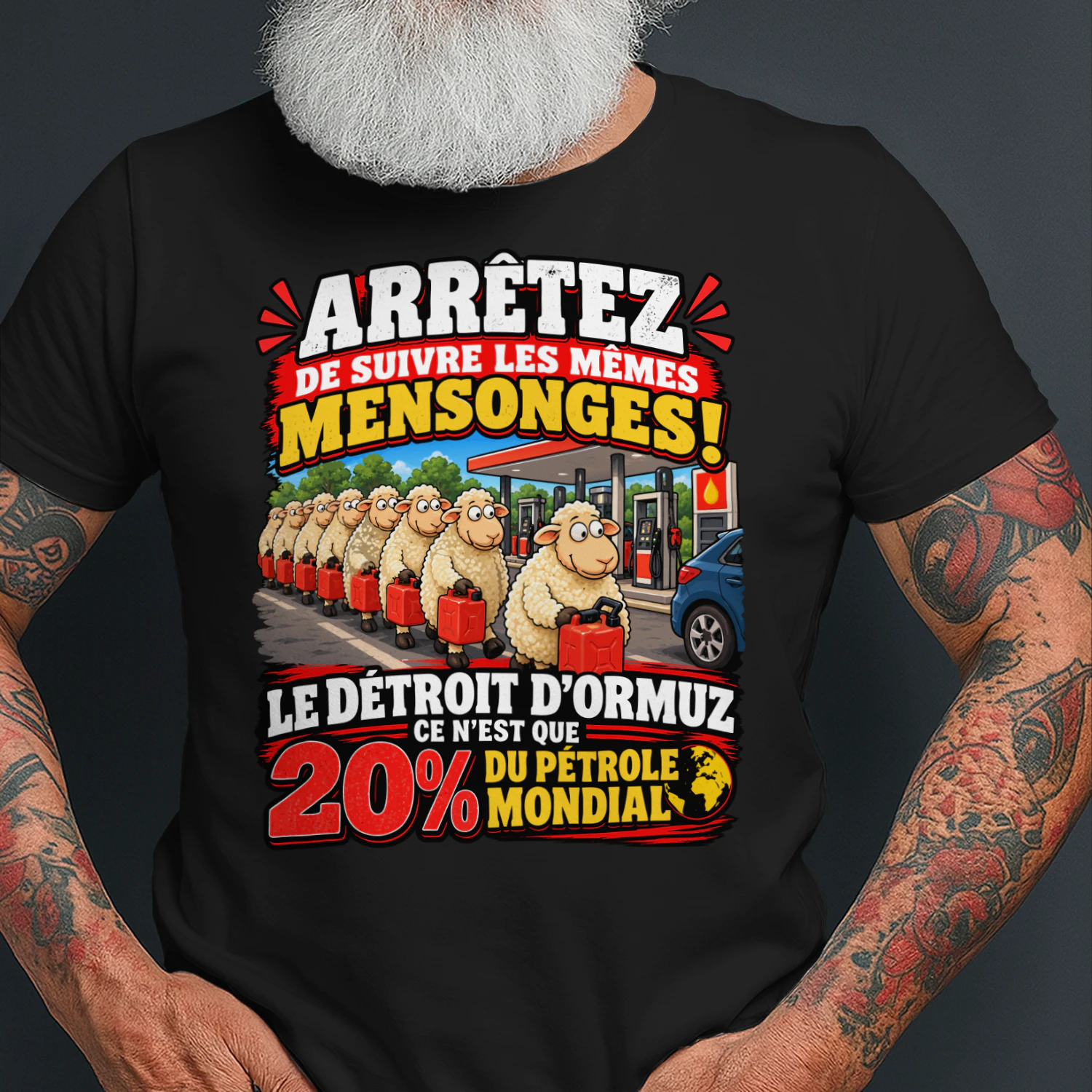 ARRÊTEZ DE SUIVRE LES MÊMES MENSONGES! DÉTROIT D'ORMUZ