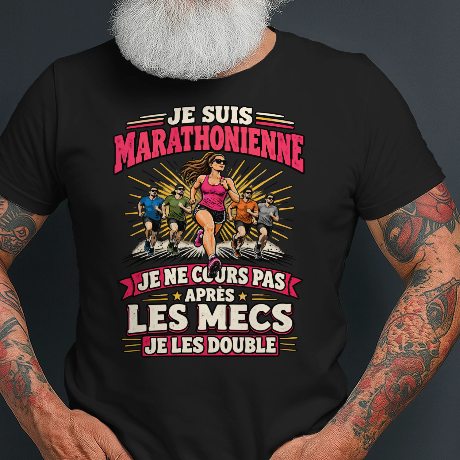 JE SUIS MARATHONIENNE JE NE COURS PAS APRÈS LES MECS JE LES DOUBLE