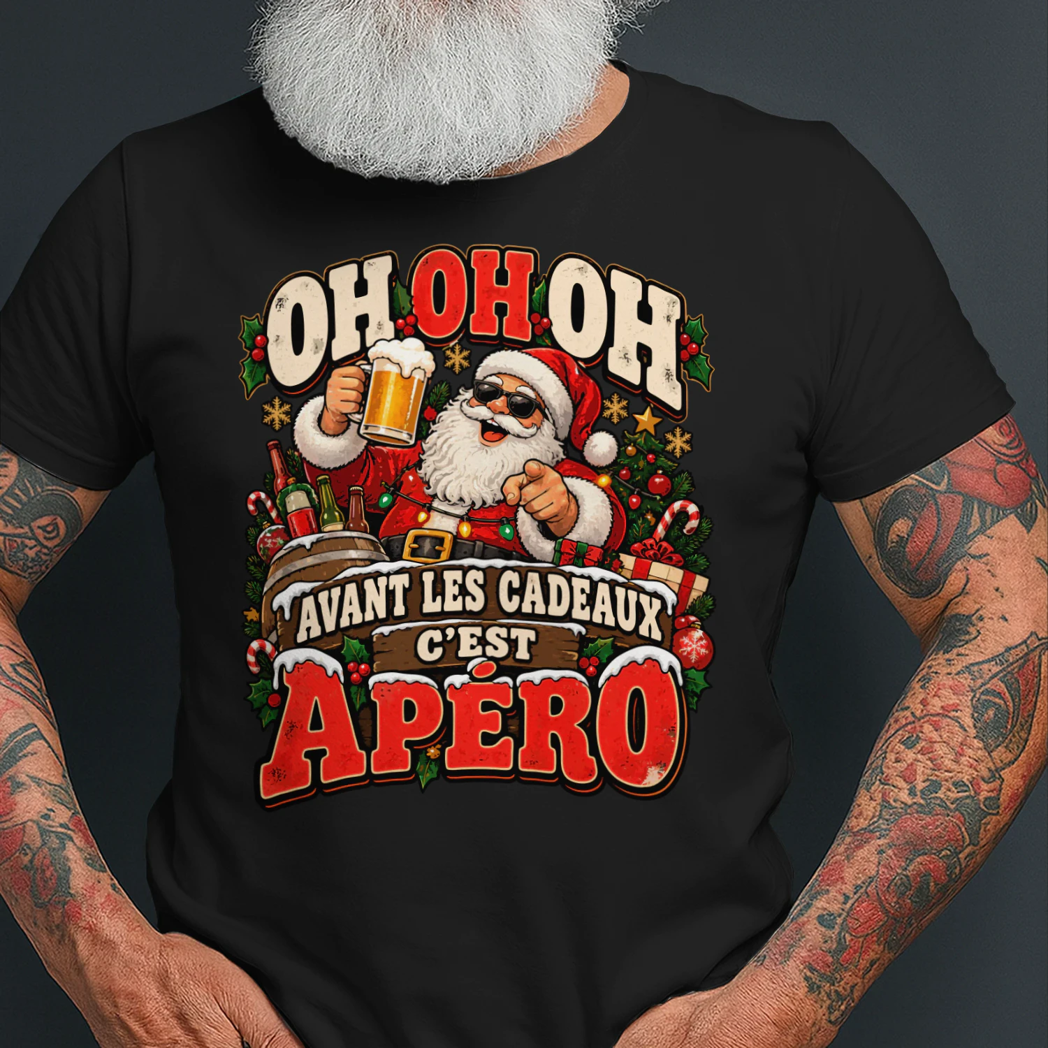 OH OH OH AVANT LES CADEAUX C'EST APÉRO
