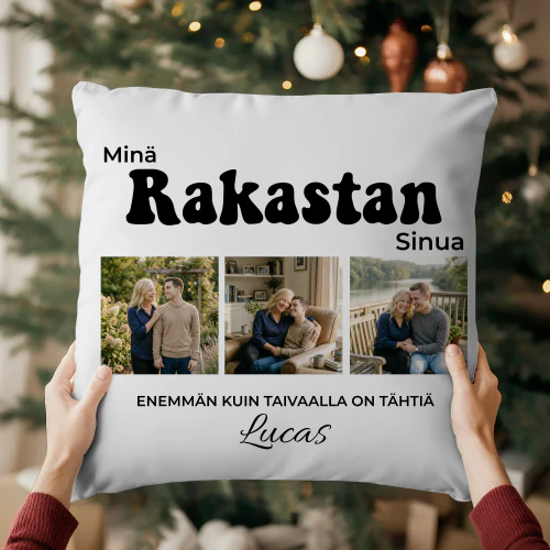 Minä rakastan sinua enemmän kuin taivaalla on tähtiä.