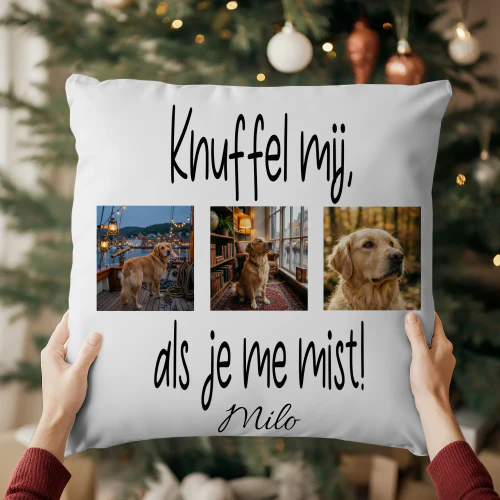 Knuffel mij, als je me mist!