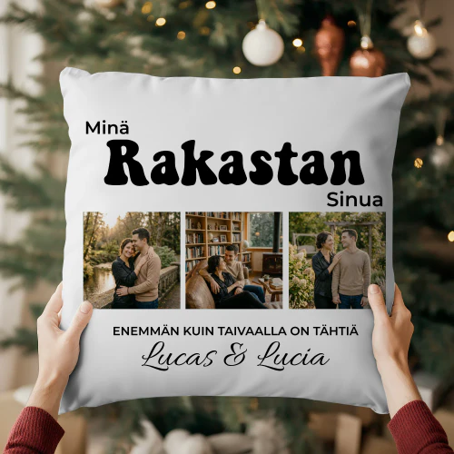 Minä rakastan sinua enemmän kuin taivaalla on tähtiä.