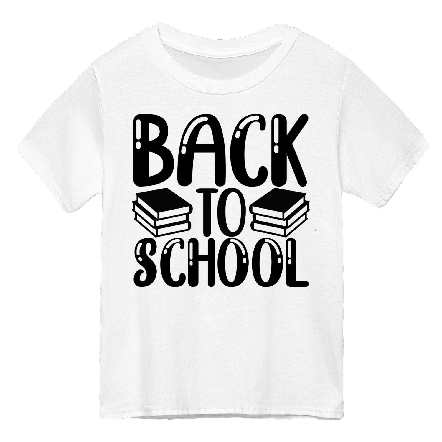 Back To School Book Stack Minimalist Teacher Student Design