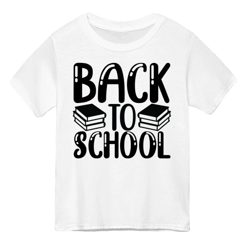 Back To School Book Stack Minimalist Teacher Student Design