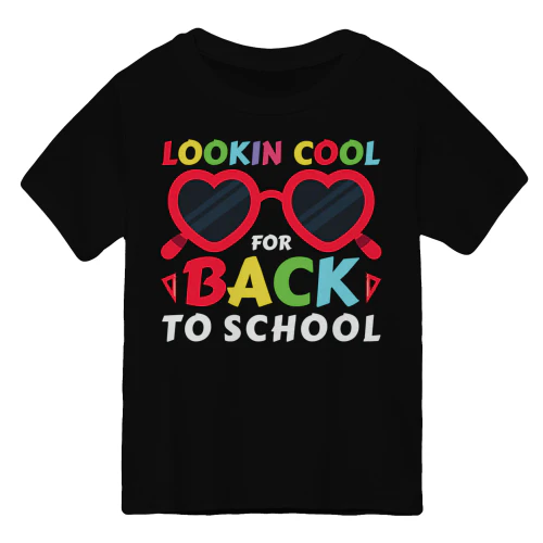 Lookin Cool For Back To School Heart Sunglasses Cute Graphic Design