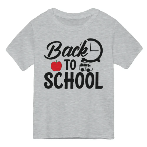 Back To School Red Apple Minimalist Teacher Student Design