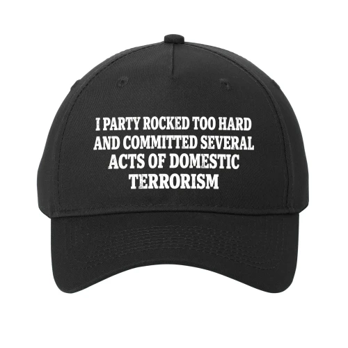 I Party Rocked Too Hard - Funny Sarcastic Meme Quote Design