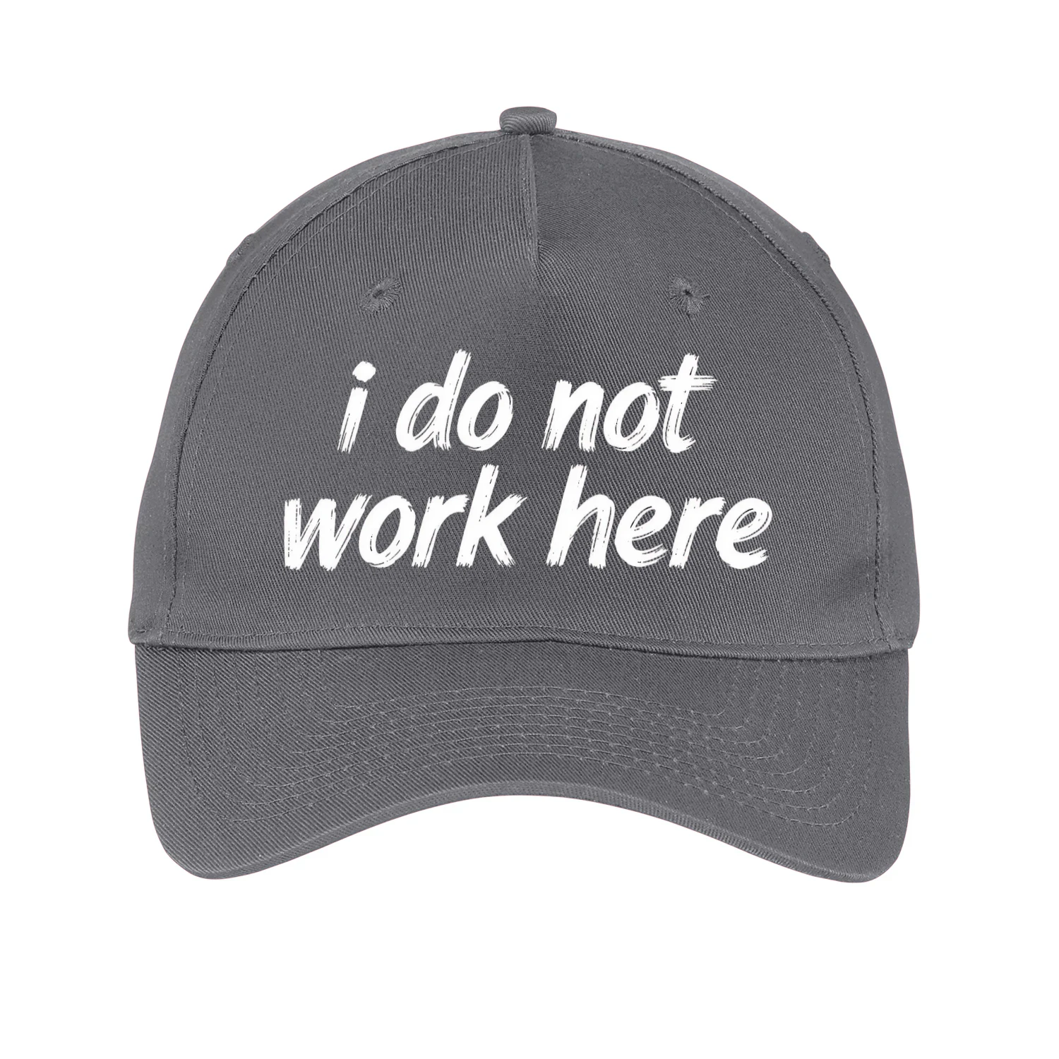 I Do Not Work Here - Funny Customer Confusion Quote Design