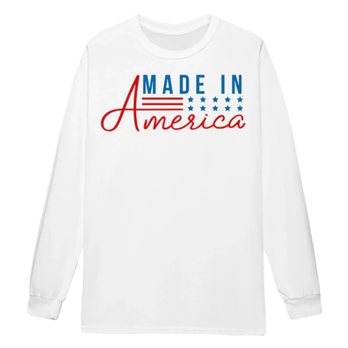 Made In America Patriotic Red White Blue Fourth Of July - Independence Day Design