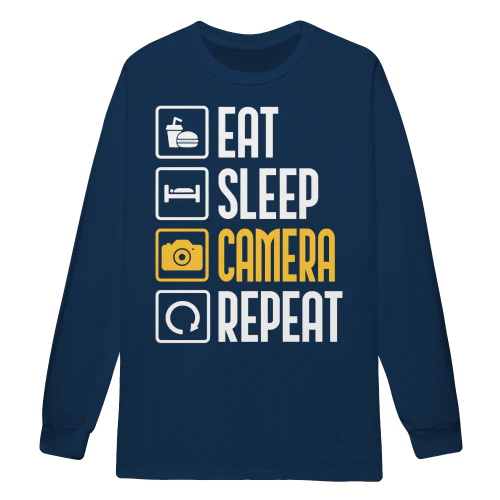 Camera Icon - Minimalist Yellow DSLR Photographer Logo Graphic