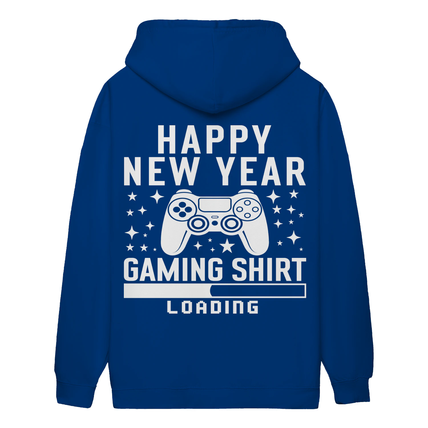 Happy New Year Gaming Controller - Video Gamer Holiday Graphic