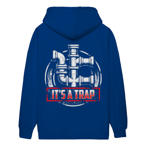 It's A Trap Funny Plumber Pipefitting Industrial - Plumbing Design