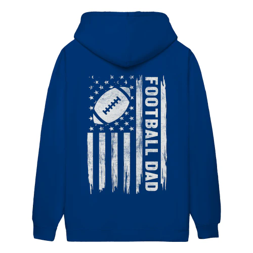 Football Dad USA Flag Patriotic American Football - Game Day Design