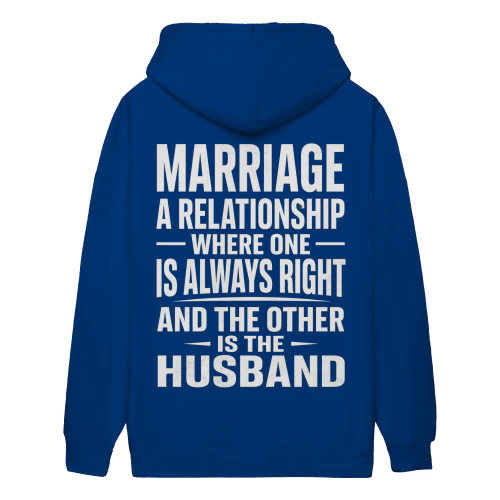 Funny Marriage Quote For Husbands - Funny Husband Marriage Humor Married Life Relationship Joke Design