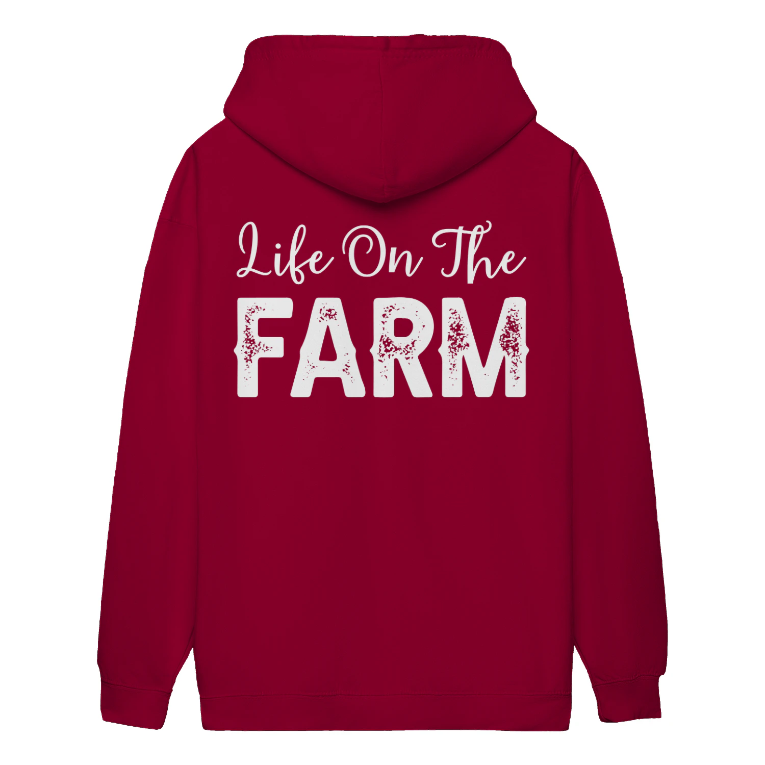 Life On The Farm Rustic Country Distressed - Vintage Farmer Graphic