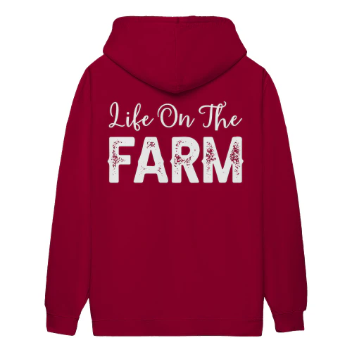Life On The Farm Rustic Country Distressed - Vintage Farmer Graphic