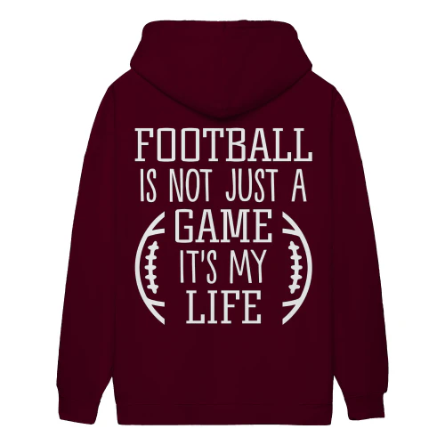 Football Is Not Just A Game It's My Life American Football Fan Game Day Sports