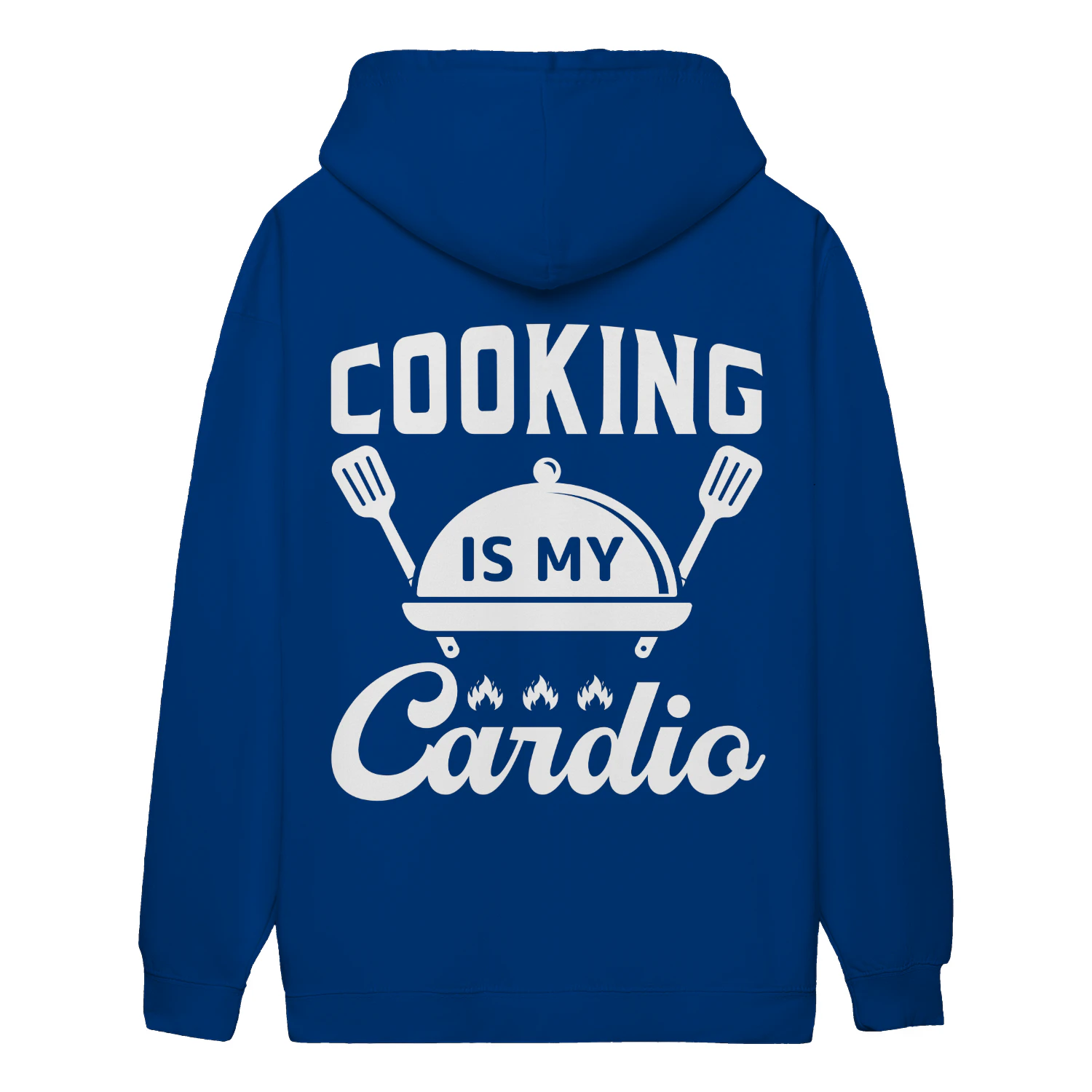 Cooking Is My Cardio Cloche Spatula Funny Chef Kitchen - Culinary Design
