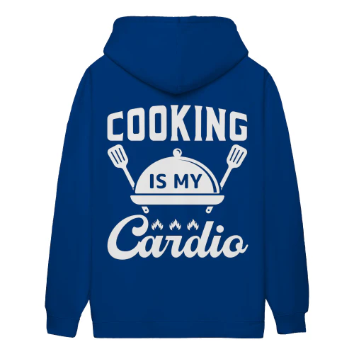 Cooking Is My Cardio Cloche Spatula Funny Chef Kitchen - Culinary Design