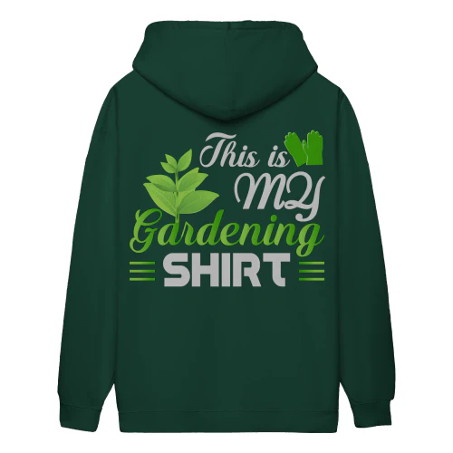 This Is My Gardening Shirt Plant Leaves - Botanical Typography Graphic