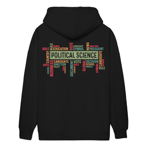 Political Science Word Cloud Vintage Distressed Government Major - Political Design