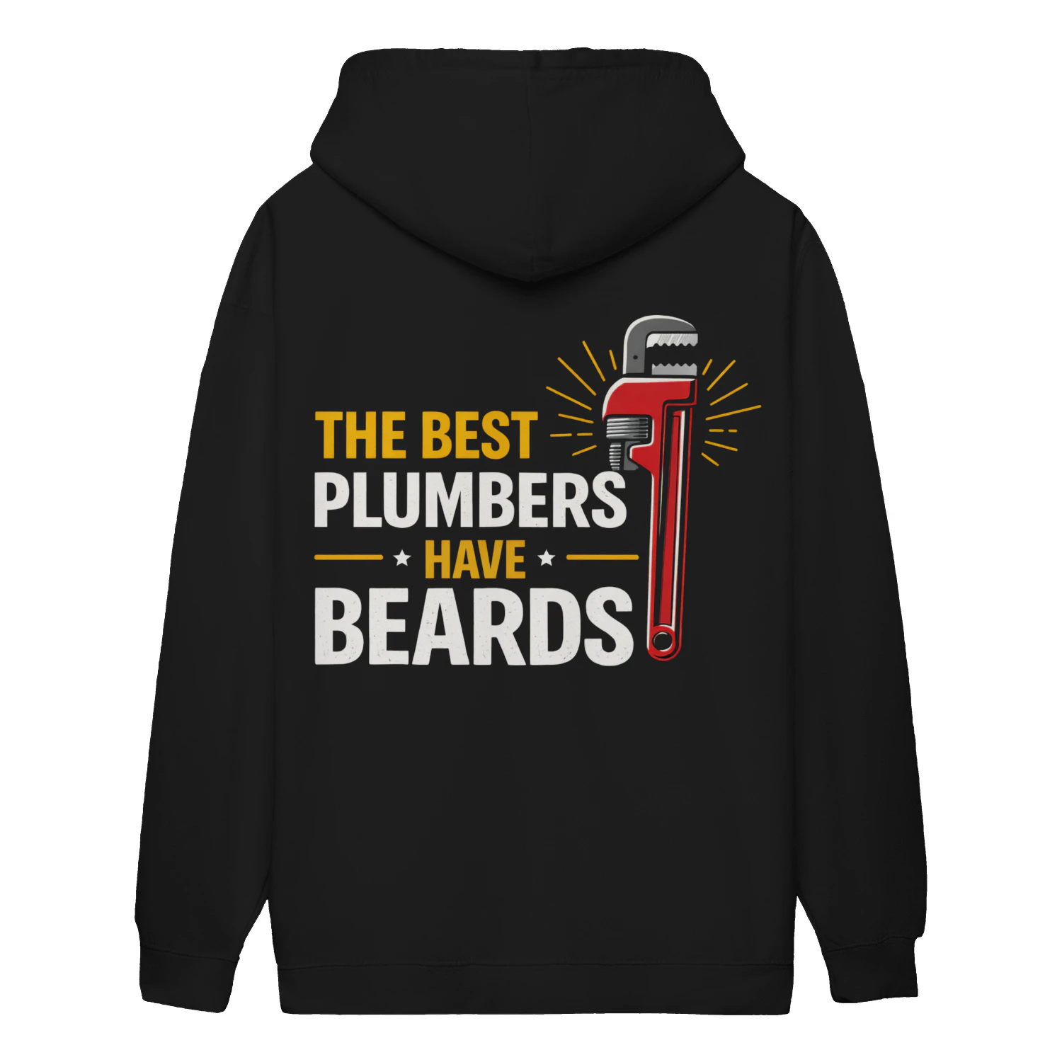 The Best Plumbers Have Beards Pipe Wrench Bearded Tradesman - Plumbing Design