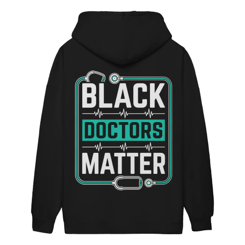 Black Doctors Matter Stethoscope EKG Pulse Medical Pride - Healthcare Design