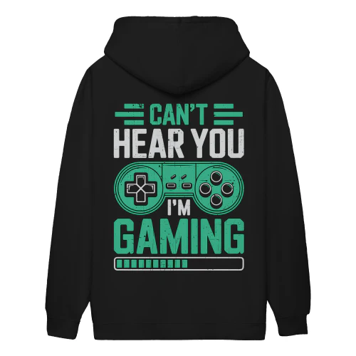 Can't Hear You I'm Gaming Retro Controller - Gamer Humor Graphic