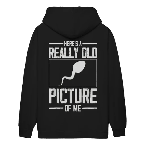 Here's A Really Old Picture Of Me - Funny Sperm Cell Graphic