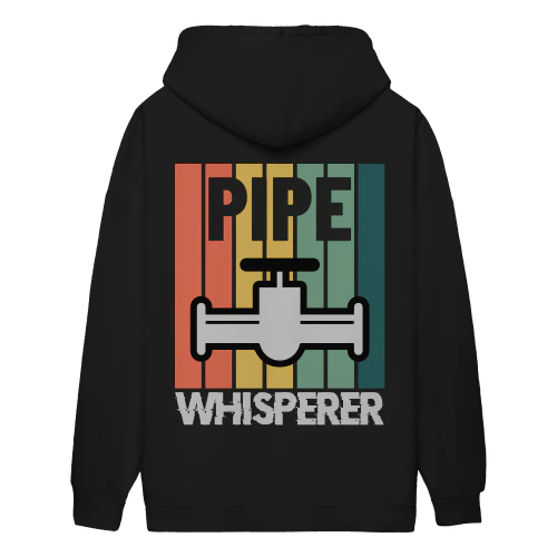 Pipe Whisperer Vintage Sunset Plumber Pipefitter Tradesman - Plumbing Design