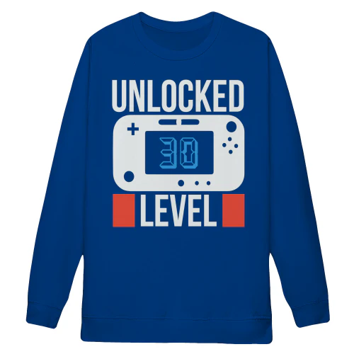 Level 30 Unlocked Handheld Console - 30th Birthday Graphic