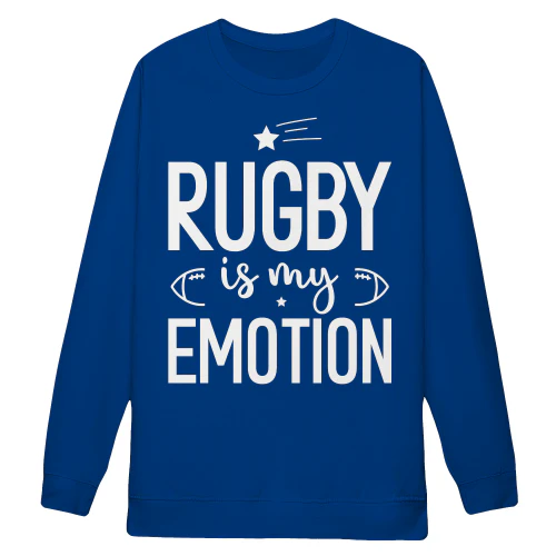 Rugby Is My Emotion Funny Sports Fan Game Day - Rugby Design