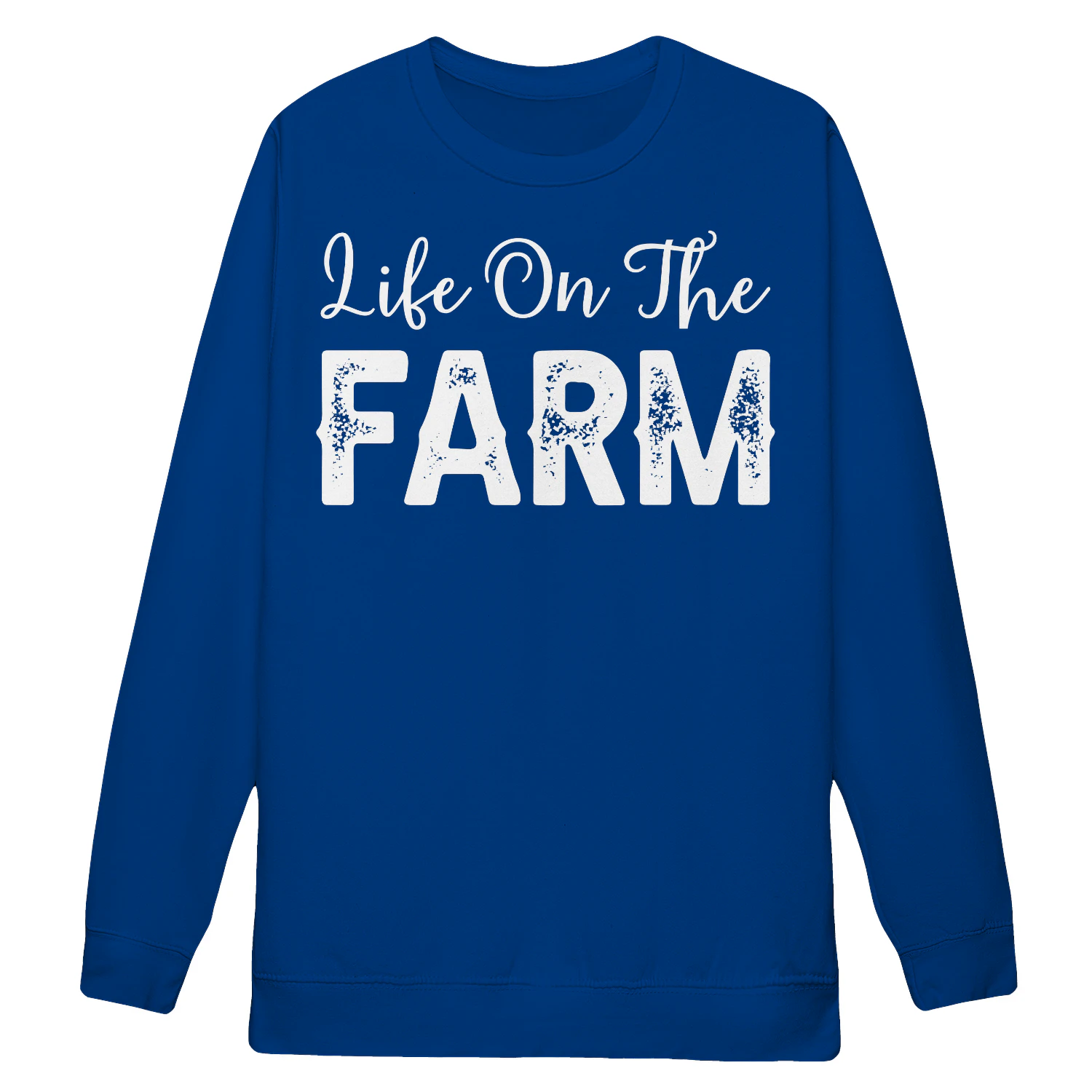 Life on the Farm Rustic Country - Distressed Typography Graphic