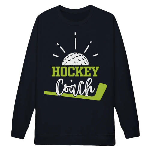 Hockey Coach - Funny Retro Field Hockey Graphic for Team Mentors and Trainers