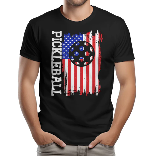 Pickleball Shirts Funny Celebrate 4th Of July