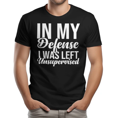 In my defense I was left unsupervised