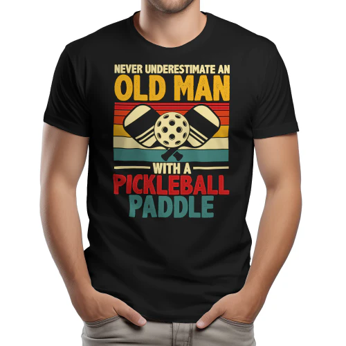 Never underestimate an old man with a pickleball paddle