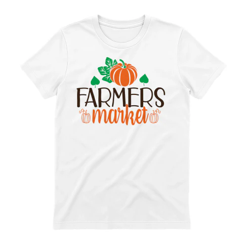 Farmers Market Autumn Pumpkin Patch Fall Season Graphic