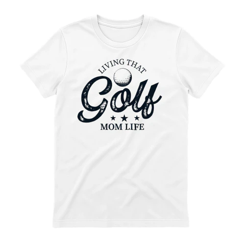 Living That Golf Mom Life Funny Sports Quote - Vintage Distressed Mother Gift Design