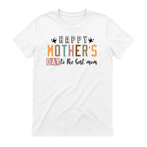 Happy Mother's Day Colorful Retro Block Lettering Design