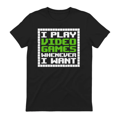 Green Pixel Video Games - Retro Arcade Gamer Graphic