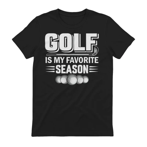 Golf Is My Favorite Season Funny Sports Quote - Bold Vintage Golfer Design