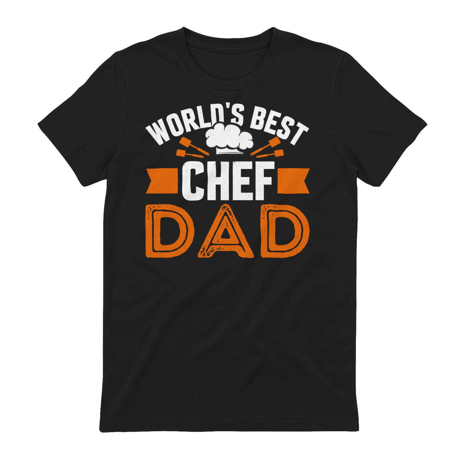 World's Best Chef Dad - Funny Father's Day Kitchen Grilling Typography Graphic