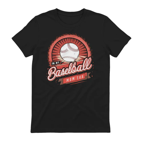 In My Baseball Mom Era Retro Vintage - Sports Mom Graphic